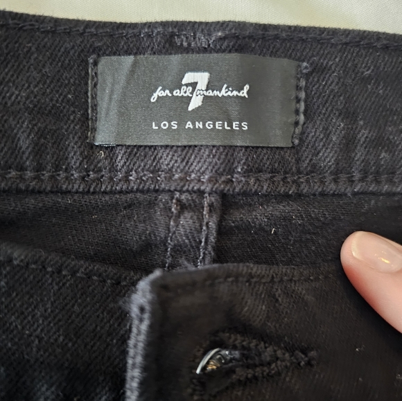 7 for all mankind high waist cropped straight size 29 - Picture 8 of 8